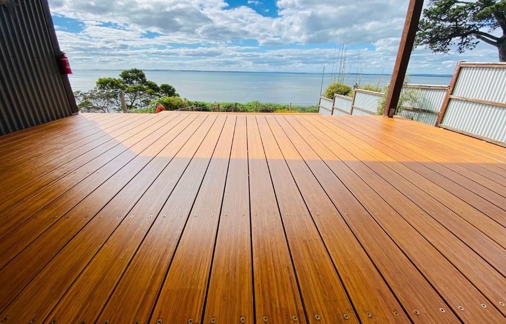Melbourne timber deck deck painting example 3