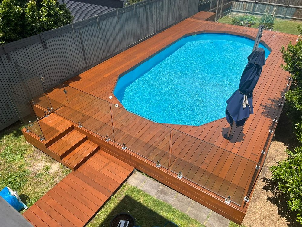 Melbourne Deck Masters team restoring a timber deck
