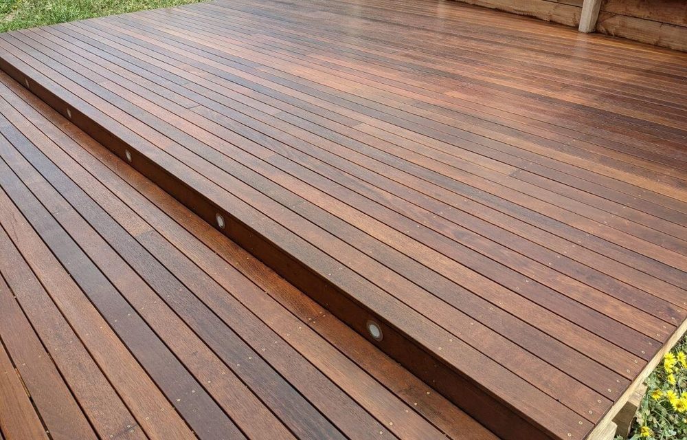 After — timber deck restored by Melbourne Deck Masters