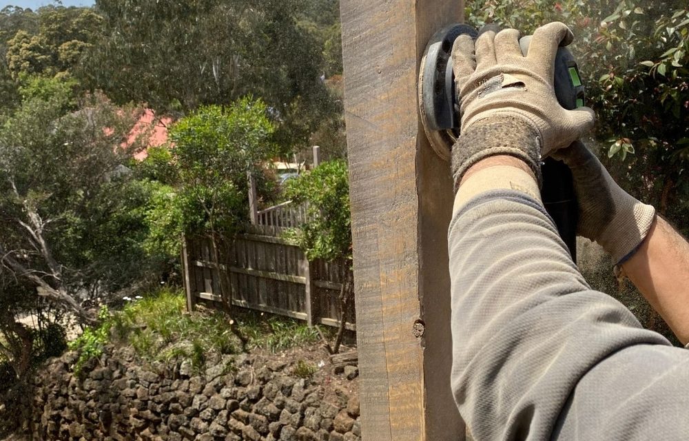 Melbourne timber deck deck sanding example 1